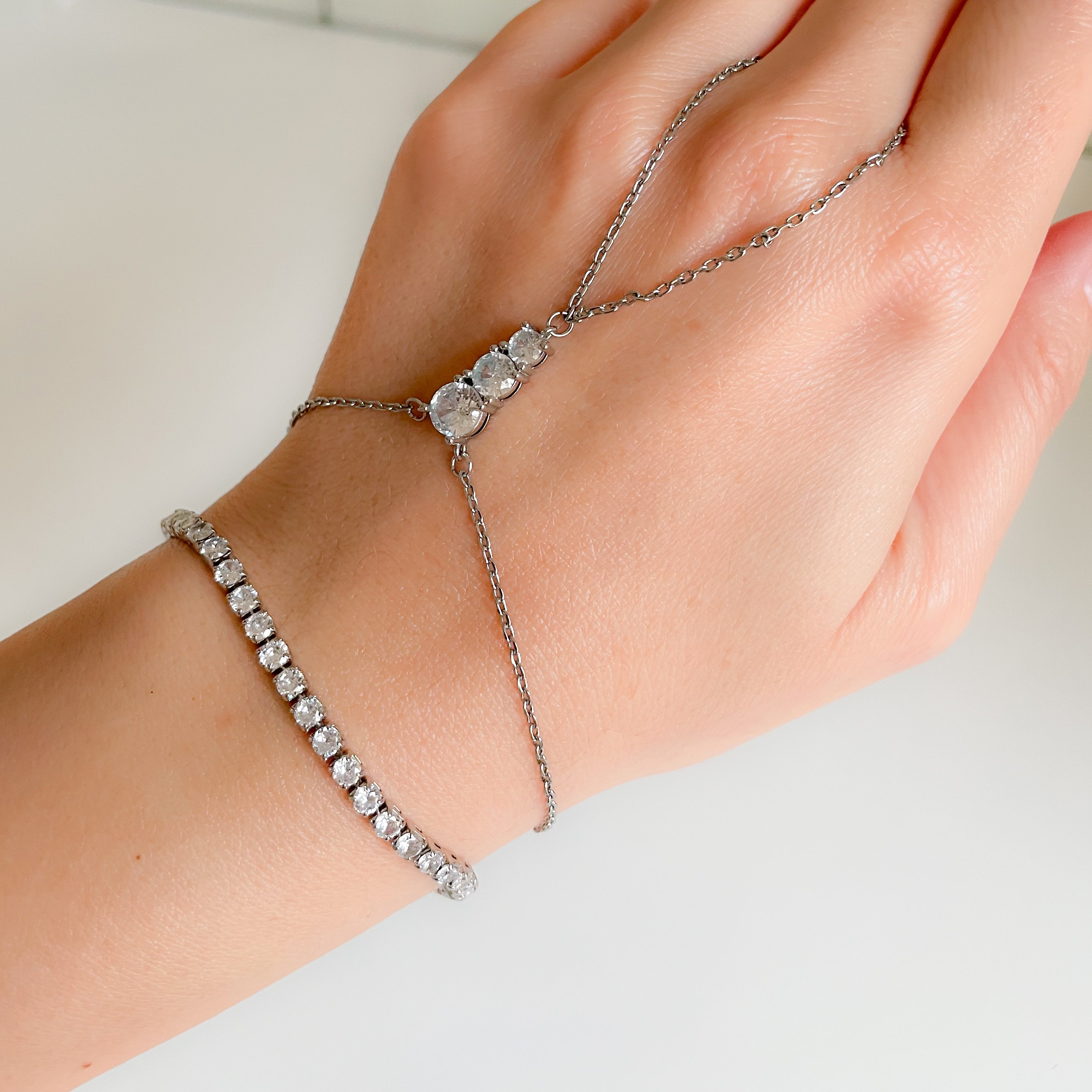 Divine Sparkle Hand Chain