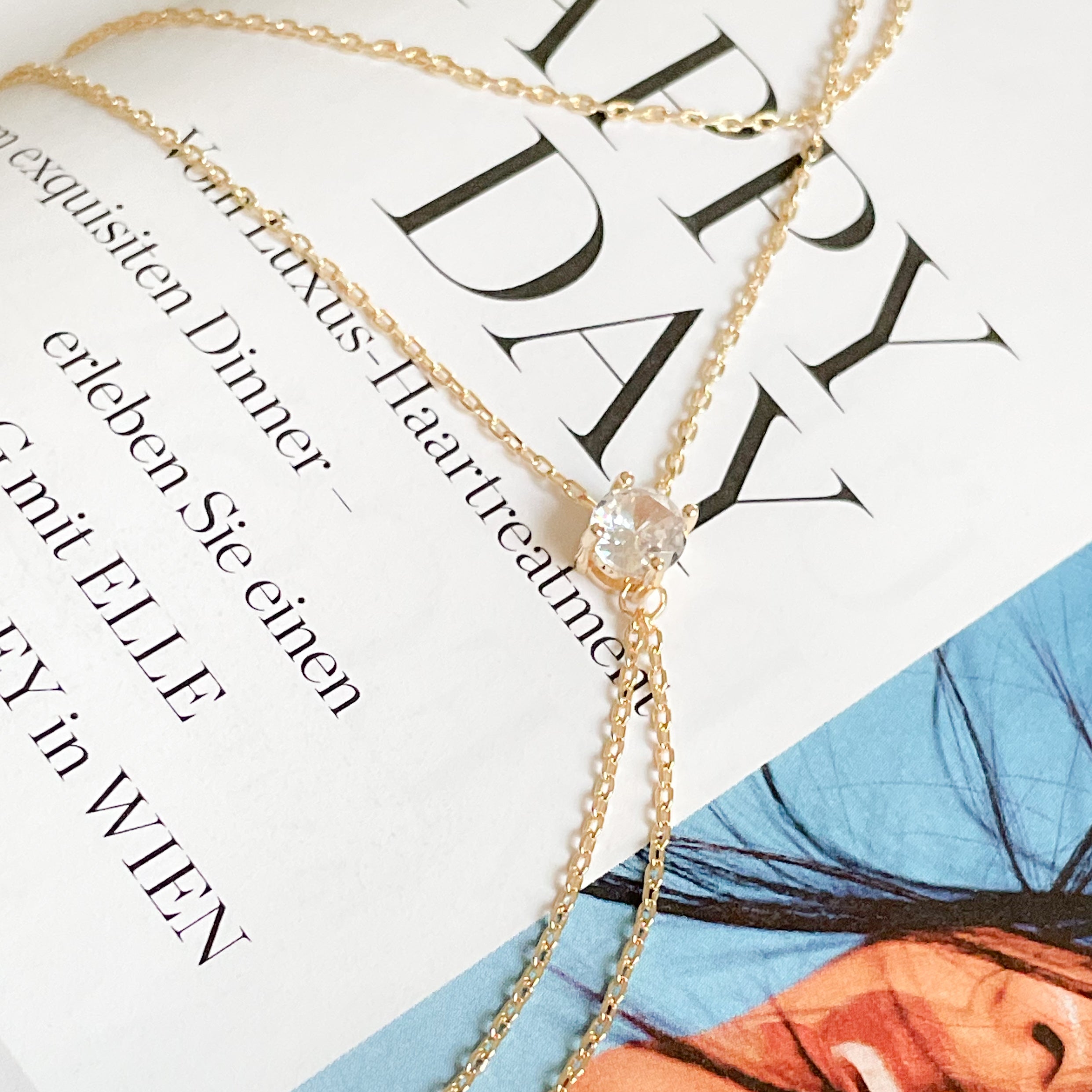 Divine Gold Sparkle Hand Chain