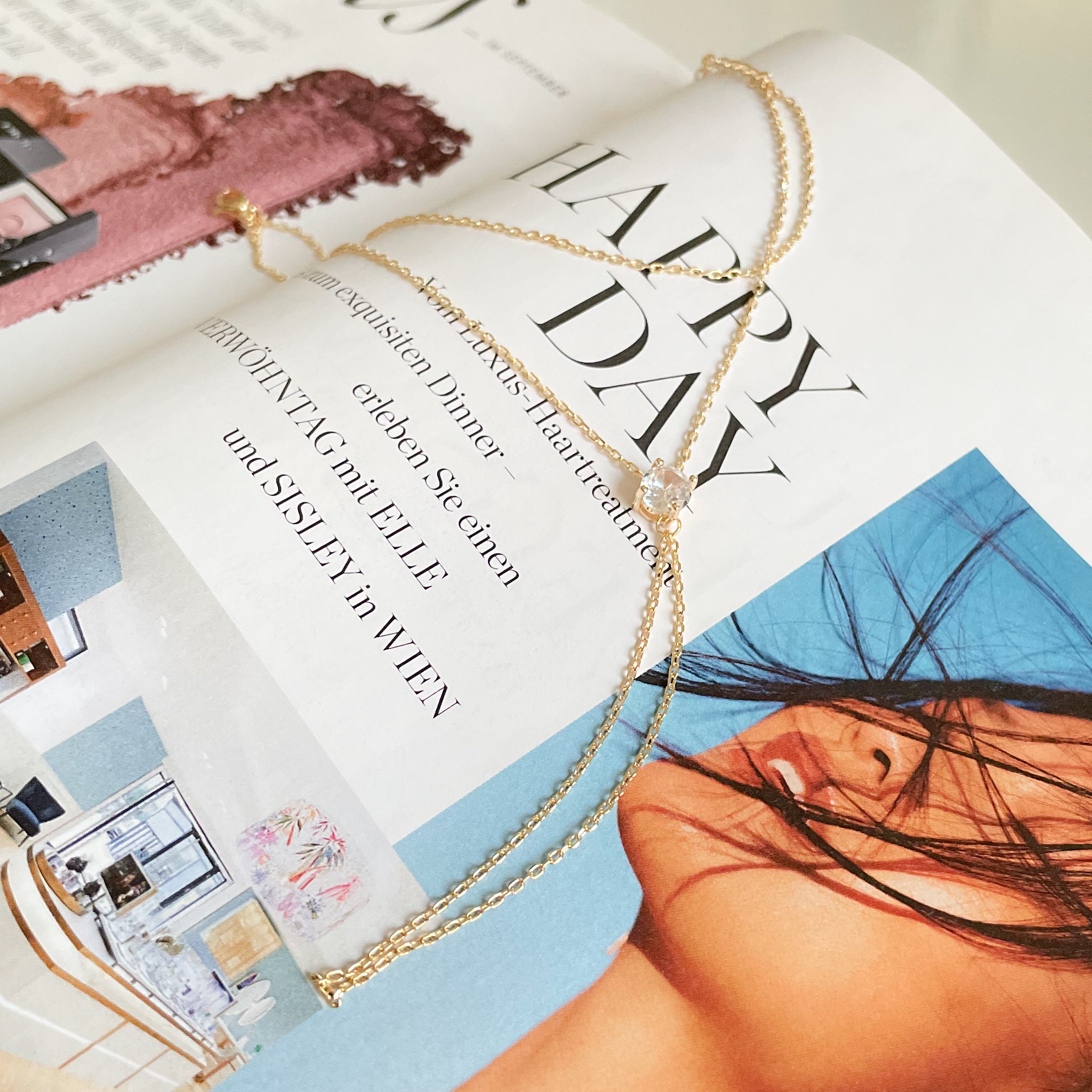 Divine Gold Sparkle Hand Chain